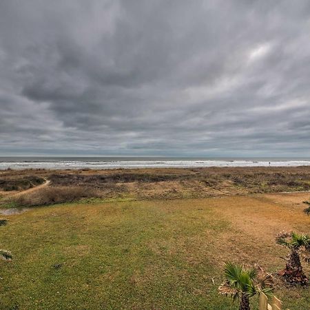 Galveston Beach House With Private Deck And Gulf Views Exterior photo